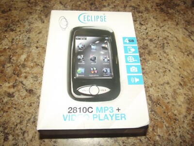 Eclipse 2810C 4GB Handheld MP3 Video Player 2.8'' Touch Screen Camera SD Slot