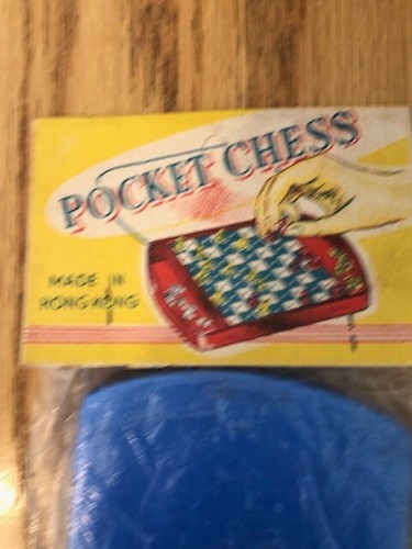 Vintage Pocket Size Travel Chess Game NOS Hong Kong - Picture 4 of 4