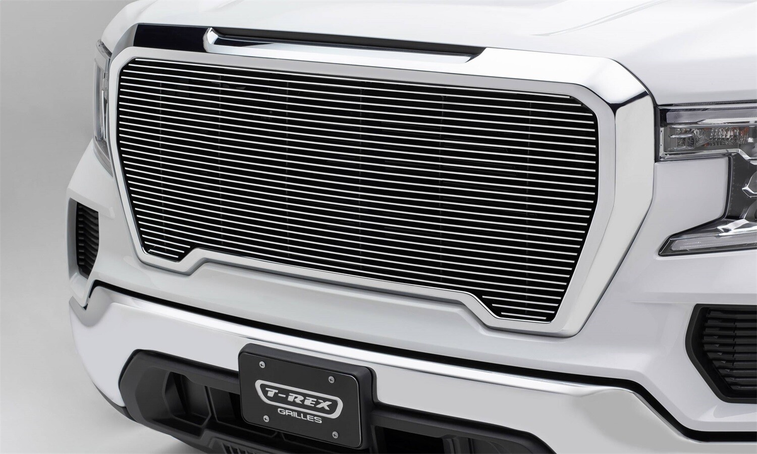 T-Rex 20213 Horizontal Bar Billet Aluminum Polished Grille Insert
