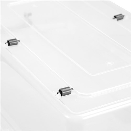 5 x 40L Plastic Storage Box Underbed Crate Organiser Plastic Bin Container Tub - Picture 7 of 7