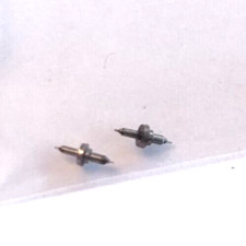 2 HAMILTON 6/0 SIZE BALANCE STAFFS 1727 SR PIVOT: 7 NOS --BB-1481