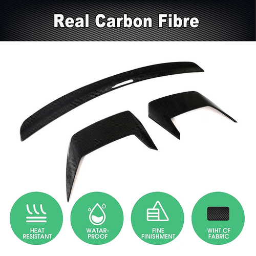 Alerón de techo de carbono para Audi RSQ8 RS Q8 2020-24 alerón trasero alerón labio - Imagen 6 de 12