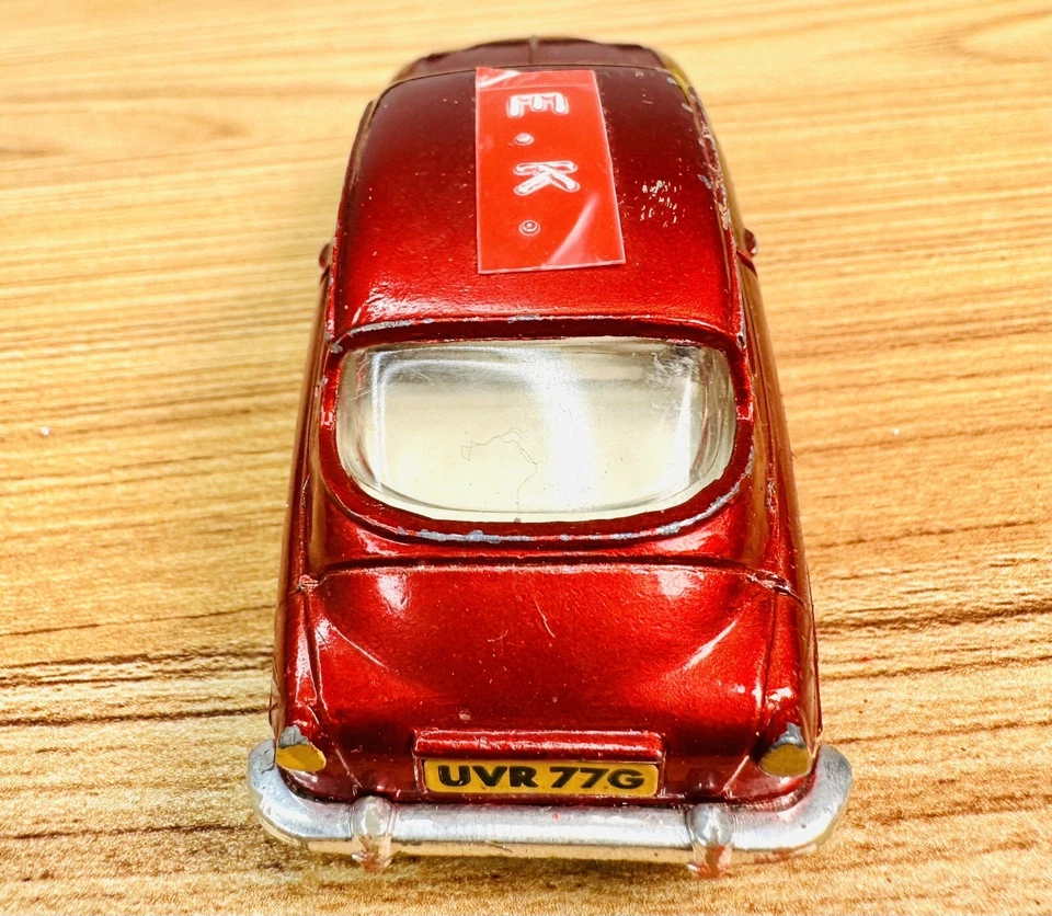 70s Dinky Toys Red Saab 96 England 1/43 Scale Meccano Made In England 3.75” - Image 4 of 4