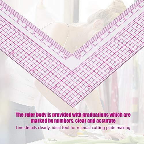 Sewing Ruler Plastic L-Square Garment Grading Ruler Sewing Measuring Measure ... - Picture 5 of 9