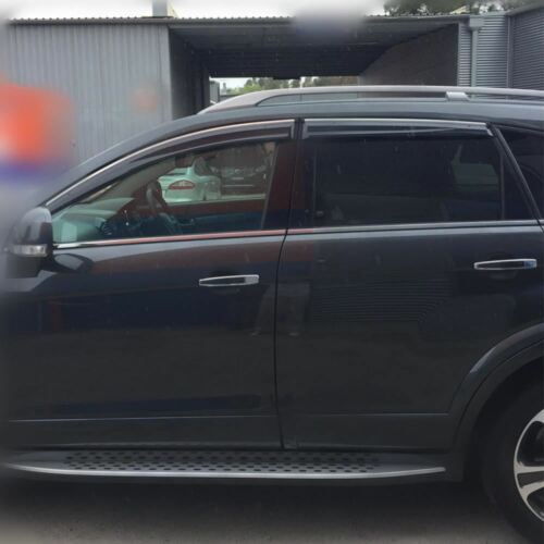 Quality Weather Shields Window Visors Suits for Holden Captiva 2006-2018 Tinted - Picture 2 of 12