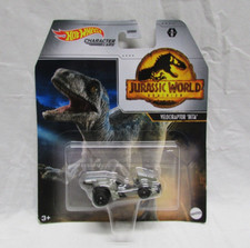 Jurassic World Velociraptor Beta Hot Wheels Character Car 4 of 6 by Mattel 2021