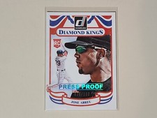 Jose Abreu 2014 Donruss Diamond Kings Press Proof Rookie Baseball Card #'d /199
