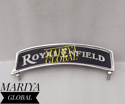 FIT FOR Royal Enfield Front Mudguard Number Plate Customized