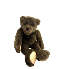 Jointed Creative Marketing Concepts Vintage Brown Plush Stuffed Teddy Bear