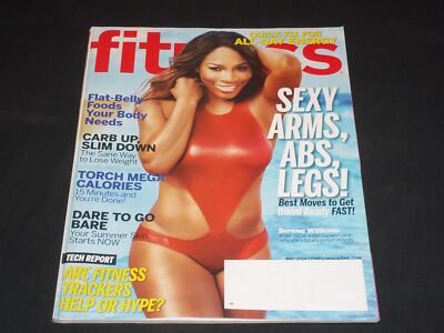 2014 MAY FITNESS MAGAZINE - SERENA WILLIAMS FRONT COVER - L 6776