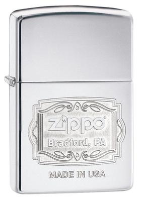 Zippo Windproof Lighter Engraved Zippo Bradford PA., 29521 New In