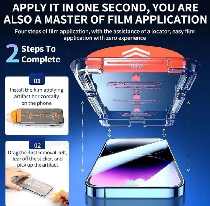 Evotech Screen Protector For Samsung S23/S24/S25 Plus, Evo Tech Screen Protector - Bild 3 von 4