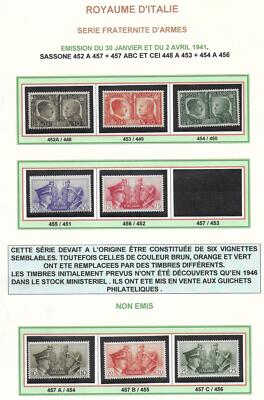Italy stamps 1941 MI 623-628 MLH VF + 3 NOT ISSUED MNH VF | eBay