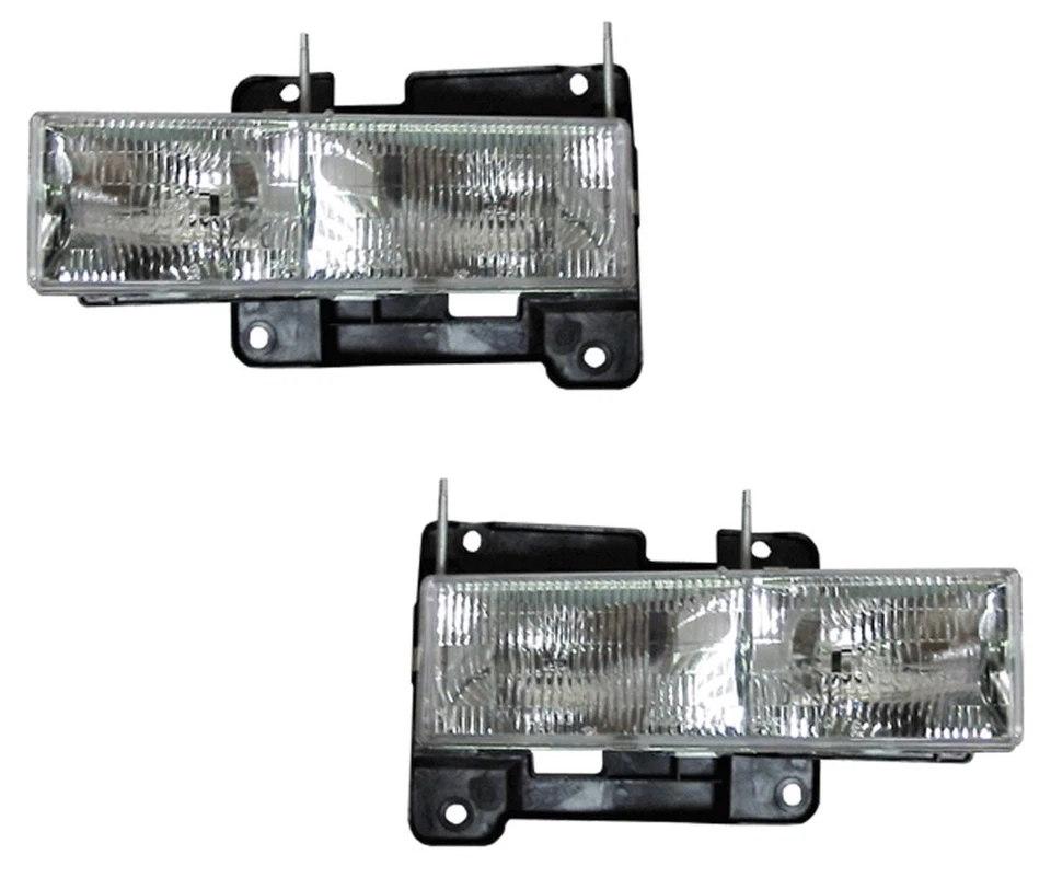 Headlights For 1990-1993 Chevy Truck Pickup Signals Reflectors Tail Lights Foto 4 de 4