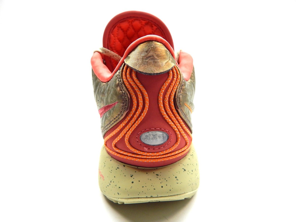 Nike LeBron Shoes XXI - Metallic Red and Orange- EMBER GLOW/ELEMENTAL GOLD Nike Lebron XXI Queen Conch Mens Shoes Ember Glow-Elemental  main image 3