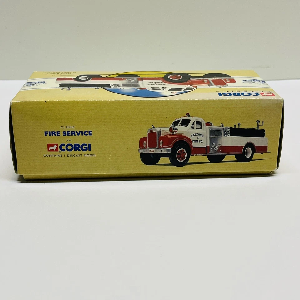 Corgi 98486 1/50 Scale Paxtonia Fire Co. Mack B Pumper Diecast Replica Truck - Image 4 of 4