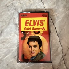 ELVIS PRESLEY Cassette Tape  FactorySealed GOLD RECORDS  RCA Victor AQK1-1707