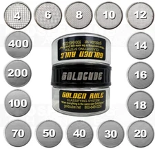 GOLDEN RULE PRO PACK Classifier Screen Sieve Particle Separation System Set 16