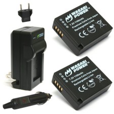 Wasabi Power Battery 2-Pack and Charger for Leica BP-DC15