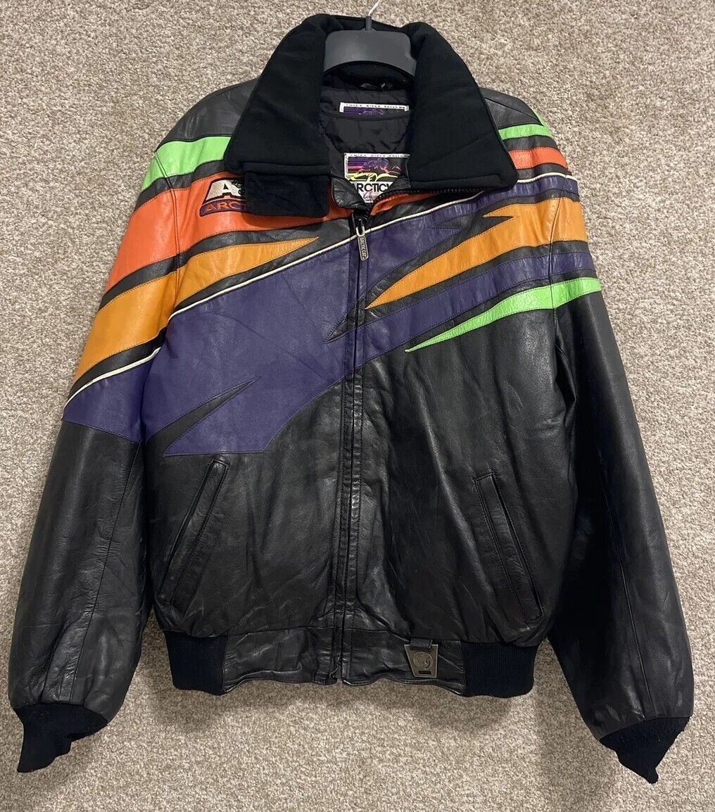 Vintage Arctic Cat Snowmobile Jersey-Lined Jacket Vintage Arctic Cat Snowmobile Jersey-Lined Jacket