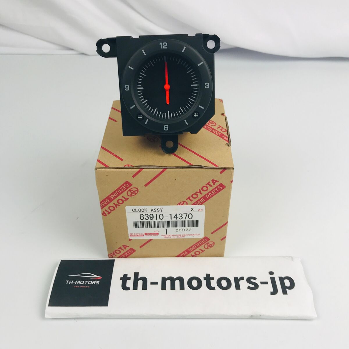 TOYOTA Genuine Supra JZA80 MK4 Analog Clock Assy 83910-14370 TOYOTA Genuine Supra JZA80 MK4 Analog Clock Assy 83910-14370