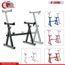 5Core Keyboard Stand Z Style Adjustable Heavy Duty Portable for 54–88 Key Pianos