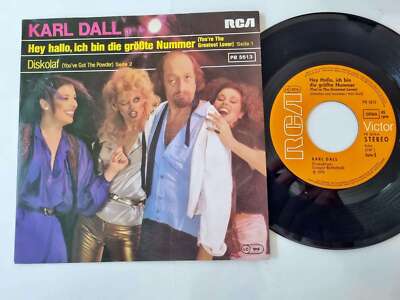 Karl Dall - Hey hallo, ich bin die grösste Nummer 7'' Vinyl Germany/ CV Luv'