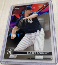 2021 Topps Finest #71- CLARKE SCHMIDT Rookie RC Card.