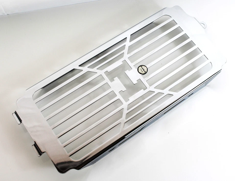 Capa de radiador Honda Shadow VT750CA ACE Deluxe cromada 1998-2003 fabricada na Itália - Imagem 4 de 4