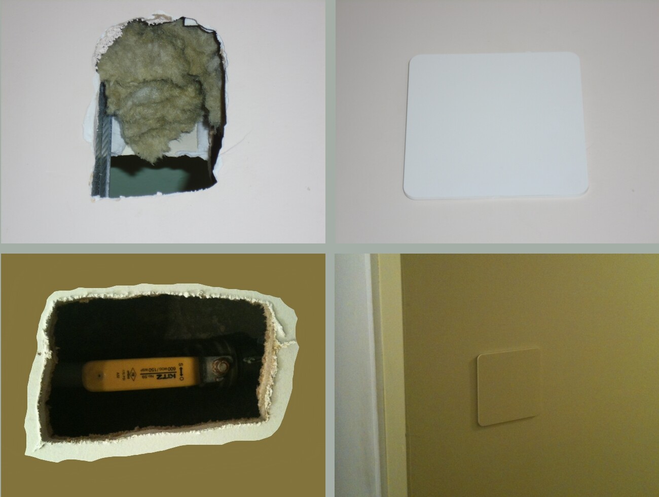 Access Panel Drywall Repair Hide Hole Decorative Cover for Sheetrock by