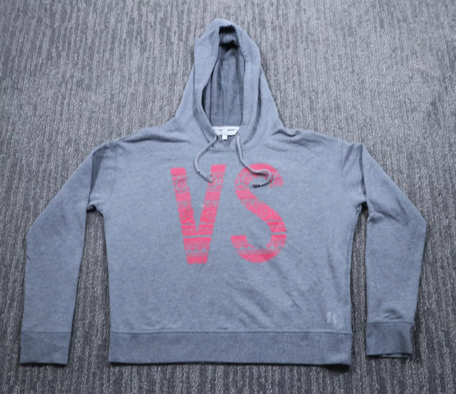 victoria-secret-vs graphic print pullover trendy hoodie