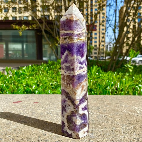 467G natural amethyst crystal quartz crystal column mineral sample - 第 9/15 張圖片