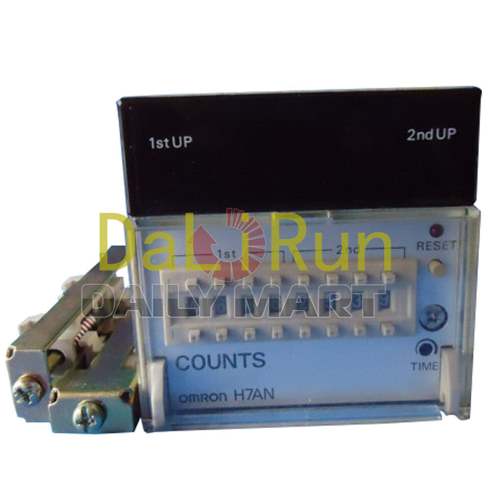 1PCS Omron H7AN-W4D 2 Stage Preset Electronic Counter, 4-Digits, Flush, Screw