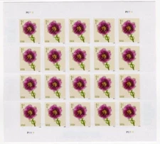 USPS Flowers Fringed Tulip Sheet of 20 Stamps - MNH In stock (5897)