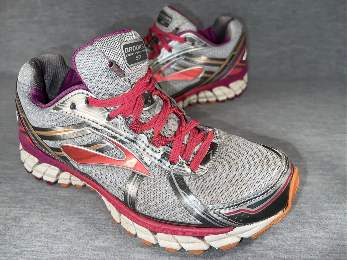 Brooks - Defyance 9 Silver Purple Fuchsia Running - Women's 8.5 -  1202051B003 | eBay