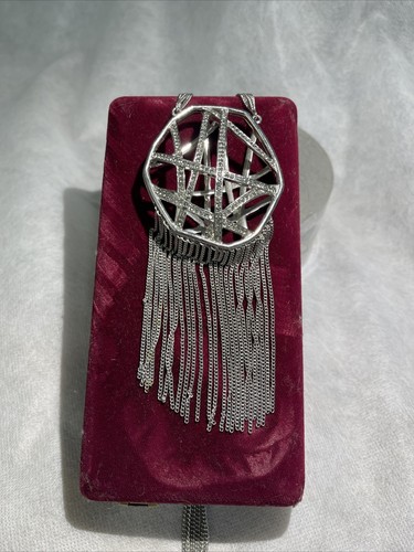 Long Chain Women Fashion Crystal Rhinestone Silver Plated Pendant Necklace Gift