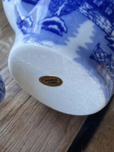 Blue and white child’s tea set, 16 pieces - Picture 5 of 6
