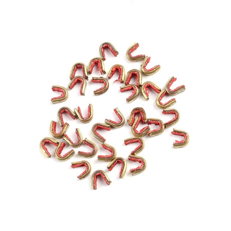 20pcs Archery String Nock Points Brass Buckle Clips Nocking Bowstring Protector - Image 2 of 4