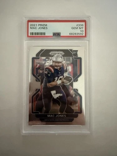 2021 Panini Prizm Rookie Mac Jones #336 PSA 10 GEM MT