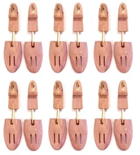 Wholesale Slatted Cedar Shoe Trees - 6 Pairs with Free Shipping