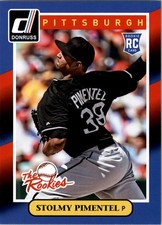 2014 Donruss The Rookies Baseball Card #72 Stolmy Pimentel