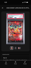 Disney Lorcana Sulley Boo Enchanted Foil PSA 10