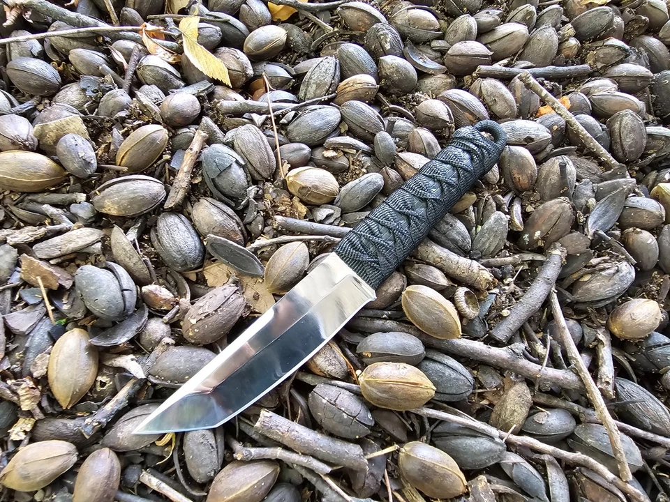 JAPAN SAMURAI TANTO Fixed Blade Tactical Knife Hunting Survival Straight Knives - Image 4 of 4