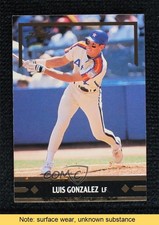 1991 Leaf Gold Leaf Rookies Bonus Luis Gonzalez #BC2 READ 0b3