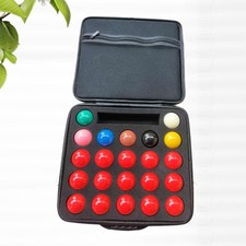 Pool Ball Case 22 Balls Holder with Handle Soft Padded Hard Case Organizer
