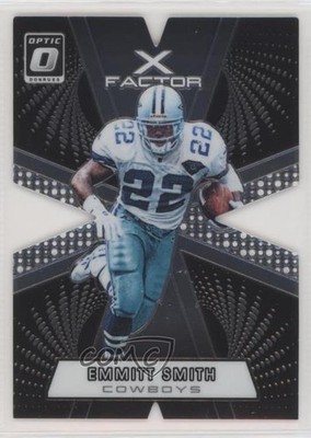 2016 Donruss Optic X-Factor Emmitt Smith #10 HOF 0cw7
