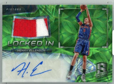 2016-17 Panini Spectra Henry Ellenson #41 Locked In Auto /25 Memorabilia Neon