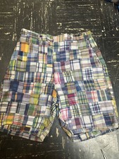Vintage 1970s Saks Fifth Avenue Women s Woven Patchwork Shorts Handmade In India