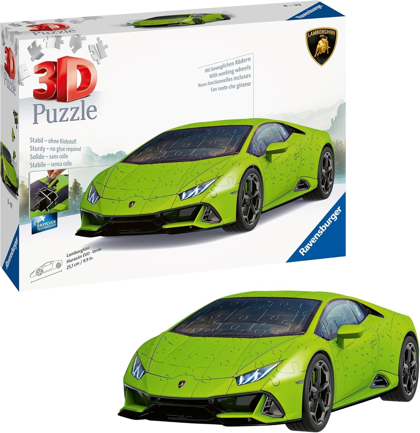 Ravensburger 3D Puzzle 11559 Lamborghini Huracán EVO - Verde 10+ Jahre