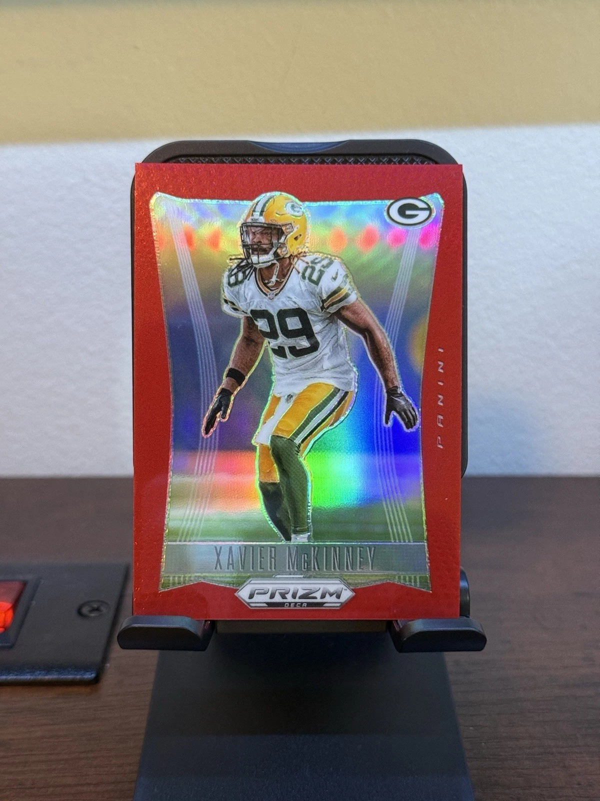 2024 Prizm Deca Xavier McKinney Red Prizm #/199 Green Bay Packers